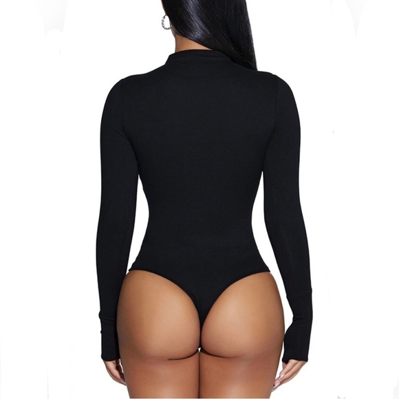 Naked Wardrobe Per Suede Me Bodysuit - Picture 2 of 3